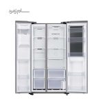 داخل یخچال فریزر سامسونگ RS80