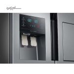 صفحه نمایش یخچال فریزر سامسونگ RS25 نقر ای