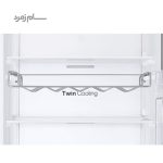 محفظه نگهداری بطری یخچال فریزر سامسونگ RS25 نقر ای