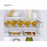 داخل یخچال سامسونگ RS25 نقر ای