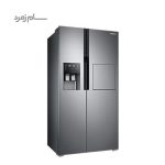 طراحی یخچال فریزر سامسونگ RS25 نقر ای