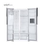 داخل یخچال فریزر سامسونگ RS25 سفید