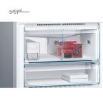 داخل یخچال فریزر بوش KGD86AI304 نقره ای
