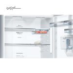 داخل یخچال فریزر بالا پایین بوش KGD86AI304 نقره ای