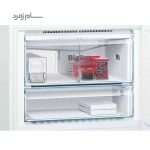 داخل یخچال فریزر بالا پایین بوش KGD86AI304 سفید
