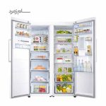 داخل یخچال فریزر دوقلو سامسونگ RR39RZ32